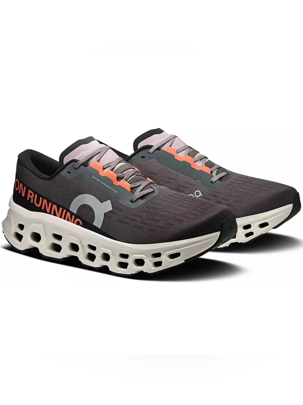 On Men's Cloudmonster 3 Running Shoes Eclipse/Ivory Men’s 12